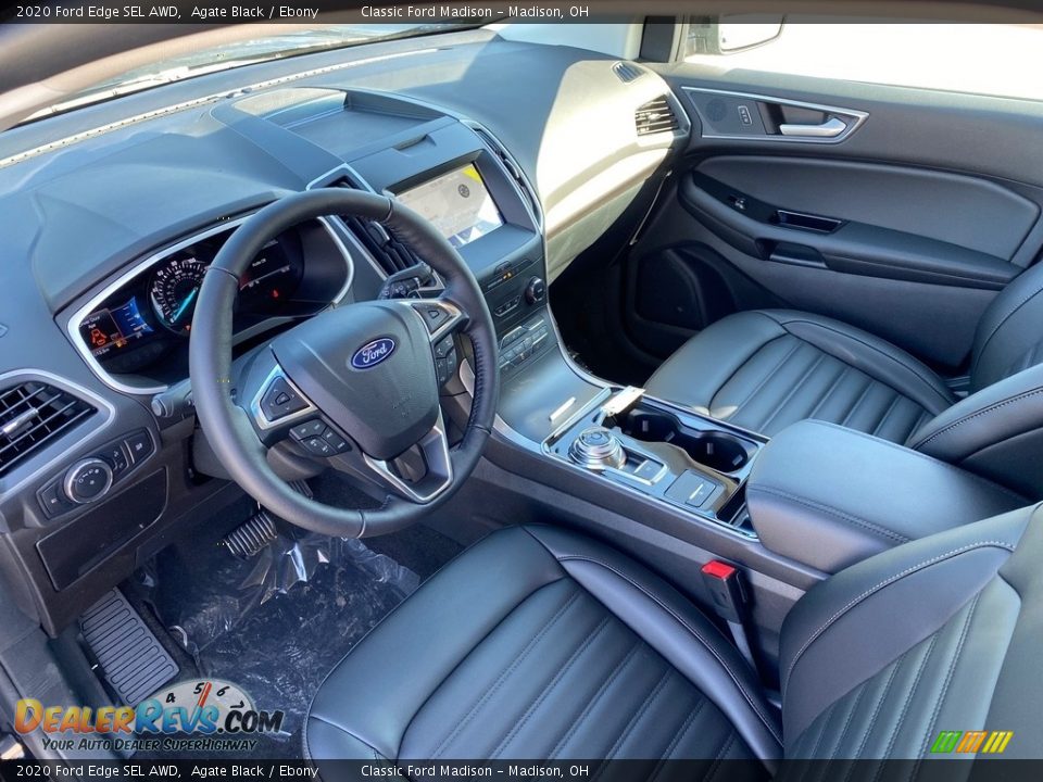 2020 Ford Edge SEL AWD Agate Black / Ebony Photo #5
