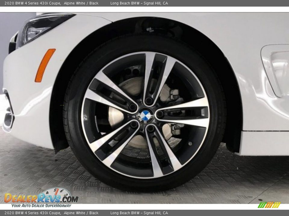 2020 BMW 4 Series 430i Coupe Alpine White / Black Photo #9