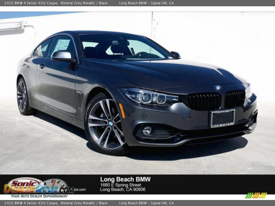 2020 BMW 4 Series 430i Coupe Mineral Grey Metallic / Black Photo #1