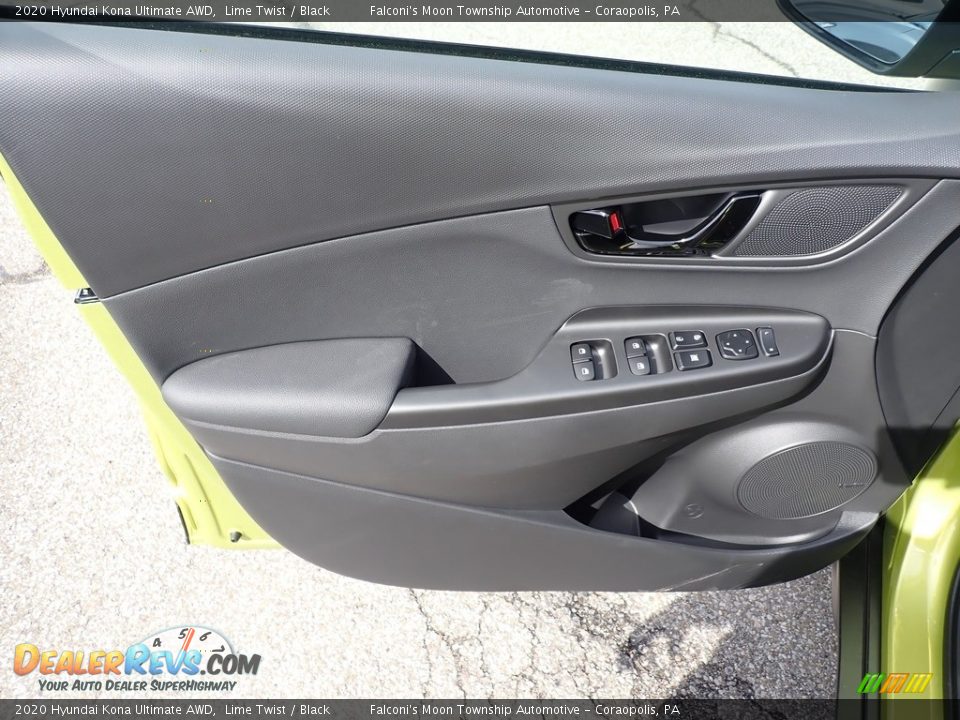 2020 Hyundai Kona Ultimate AWD Lime Twist / Black Photo #11