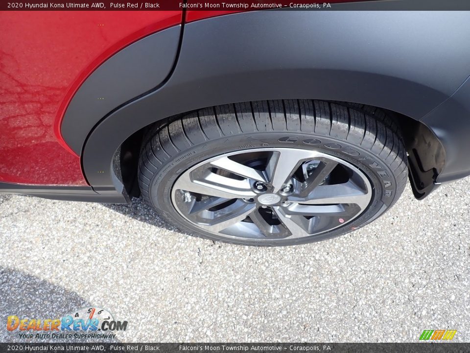 2020 Hyundai Kona Ultimate AWD Pulse Red / Black Photo #7