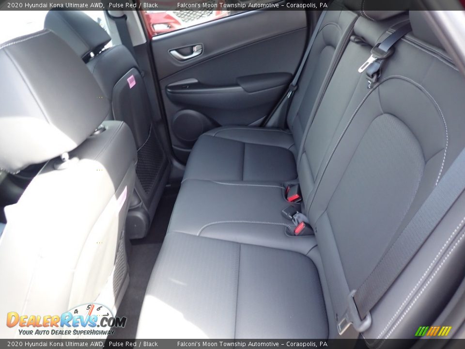 2020 Hyundai Kona Ultimate AWD Pulse Red / Black Photo #8