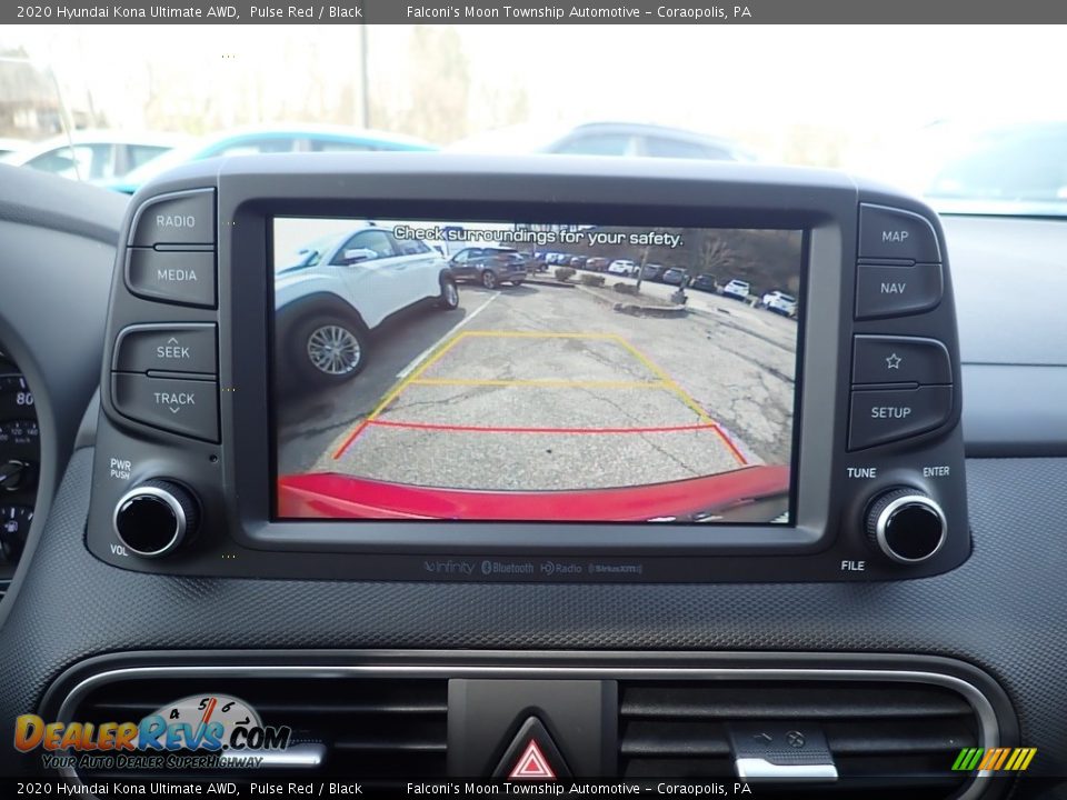 2020 Hyundai Kona Ultimate AWD Pulse Red / Black Photo #15