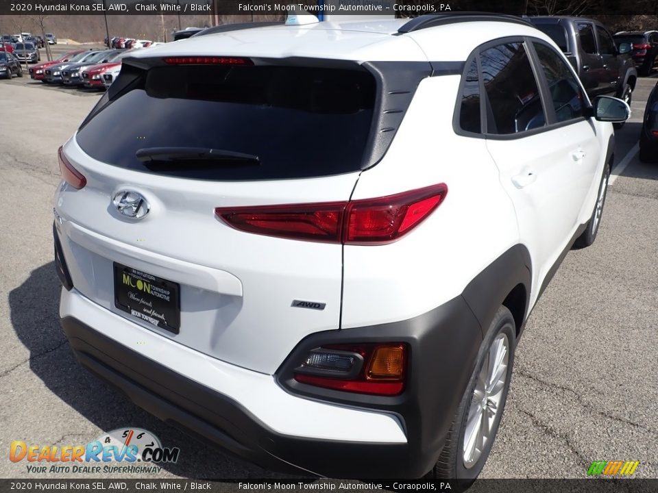 2020 Hyundai Kona SEL AWD Chalk White / Black Photo #2