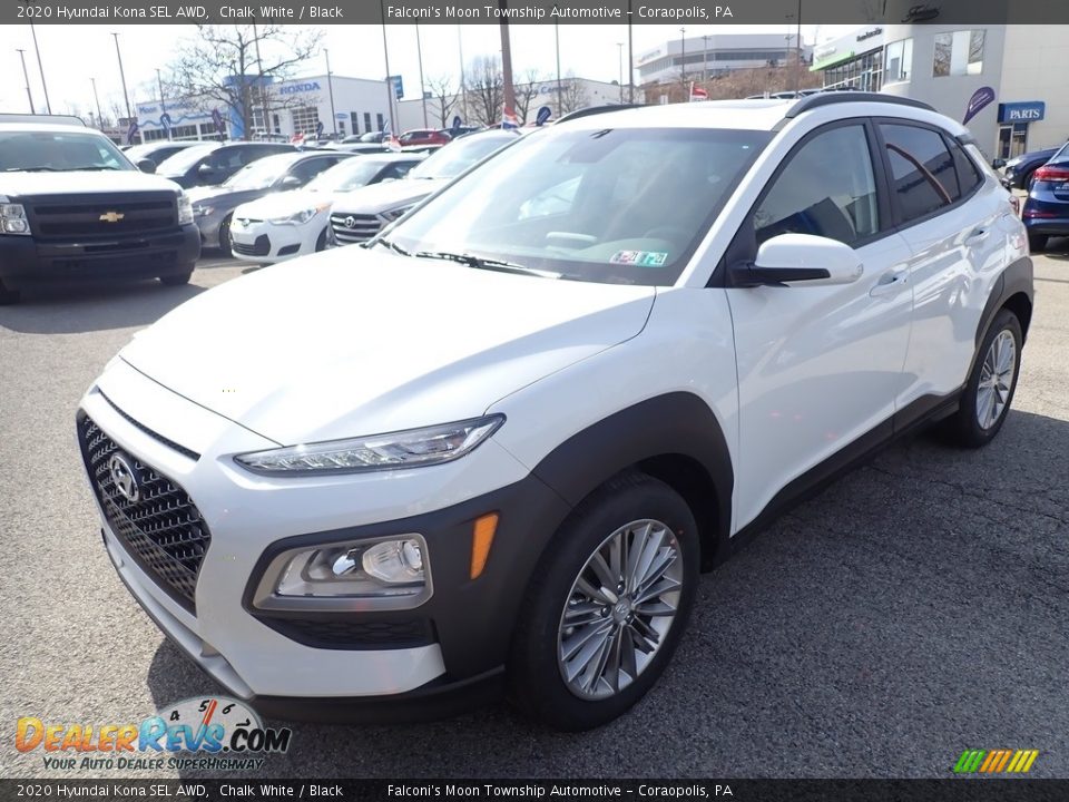 2020 Hyundai Kona SEL AWD Chalk White / Black Photo #4