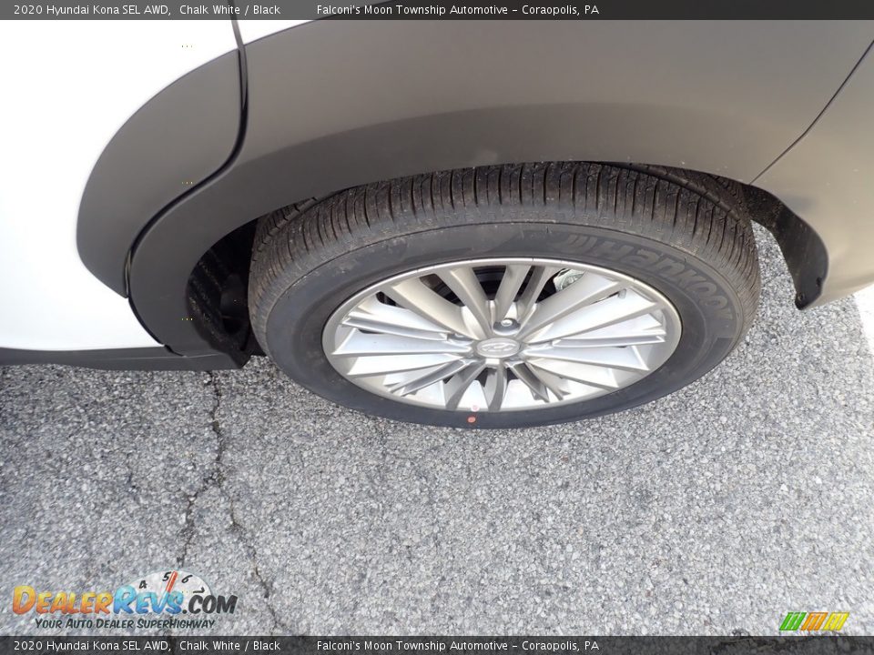 2020 Hyundai Kona SEL AWD Chalk White / Black Photo #6