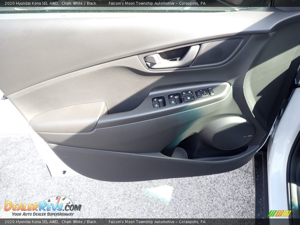 2020 Hyundai Kona SEL AWD Chalk White / Black Photo #9