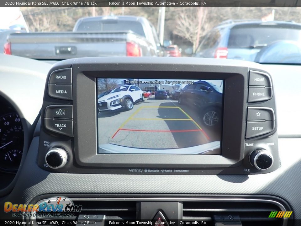 2020 Hyundai Kona SEL AWD Chalk White / Black Photo #13