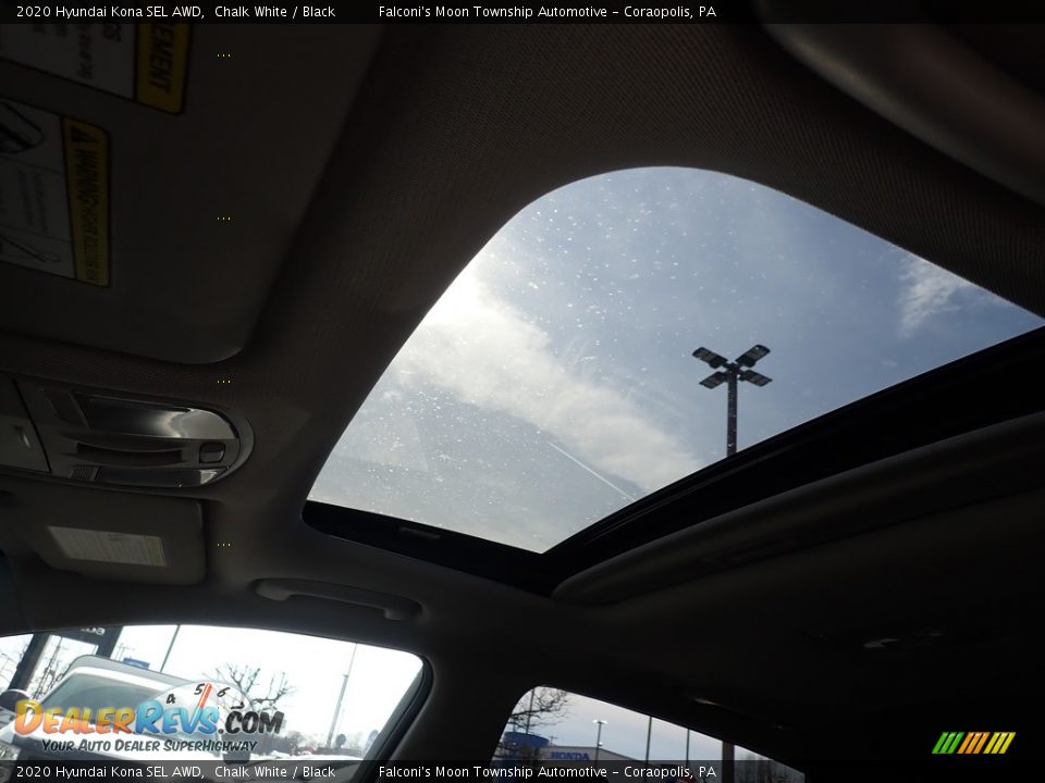 2020 Hyundai Kona SEL AWD Chalk White / Black Photo #15