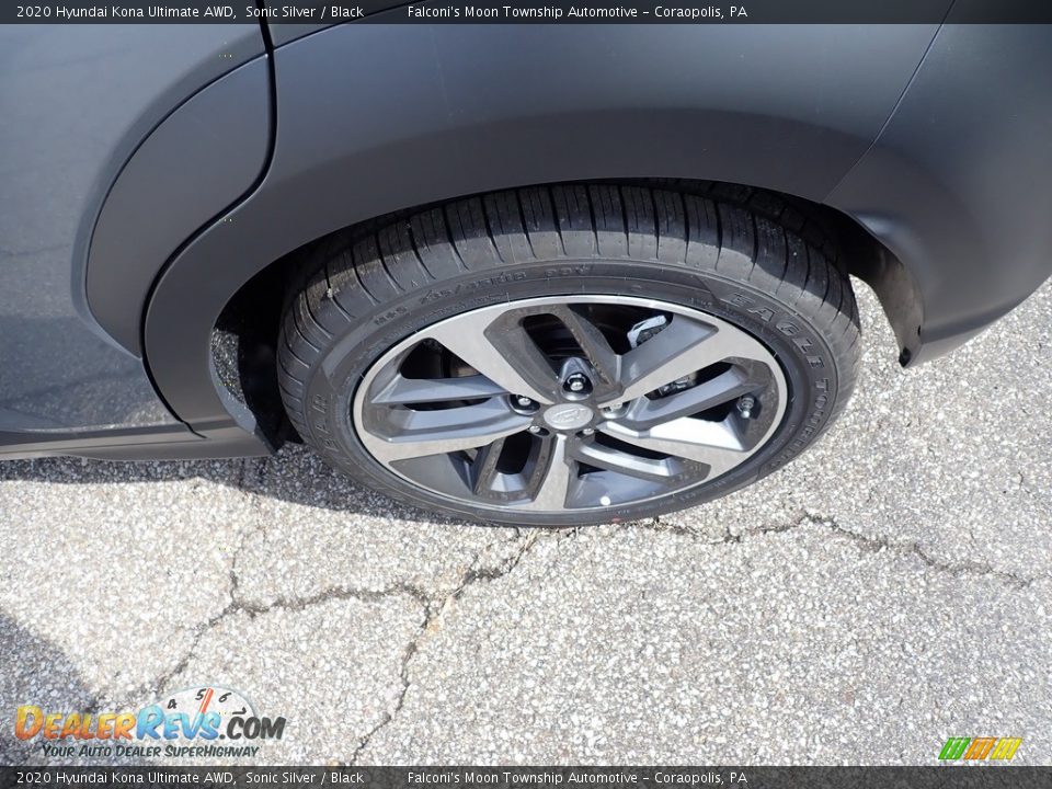 2020 Hyundai Kona Ultimate AWD Sonic Silver / Black Photo #7