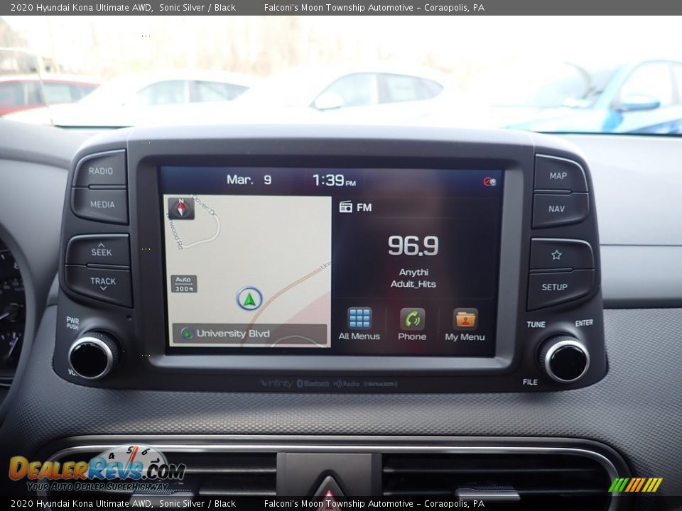 2020 Hyundai Kona Ultimate AWD Sonic Silver / Black Photo #14