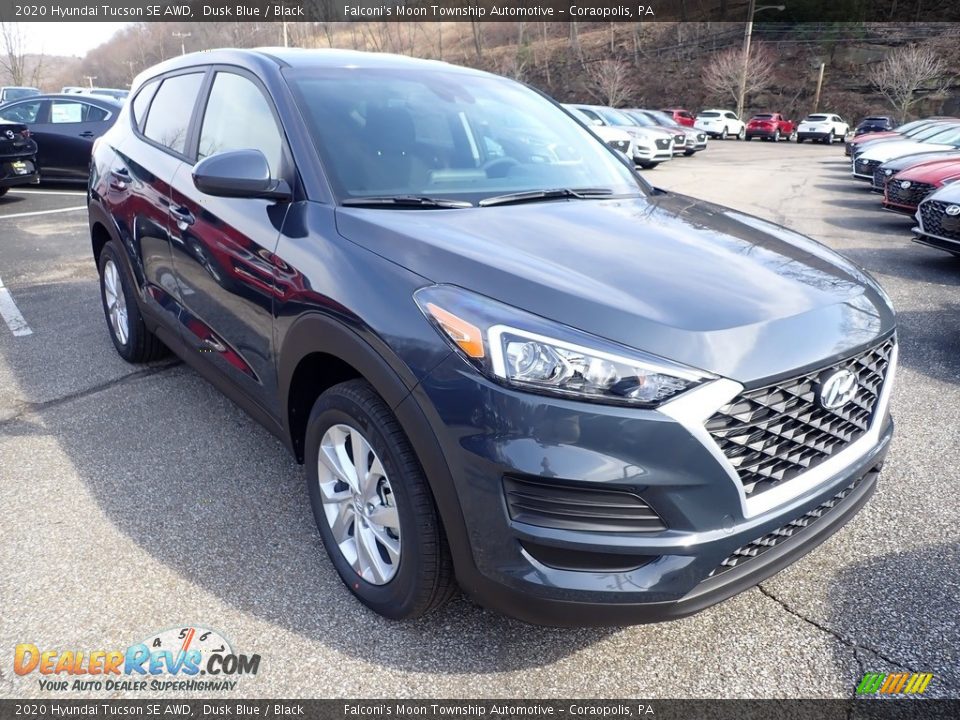 2020 Hyundai Tucson SE AWD Dusk Blue / Black Photo #3