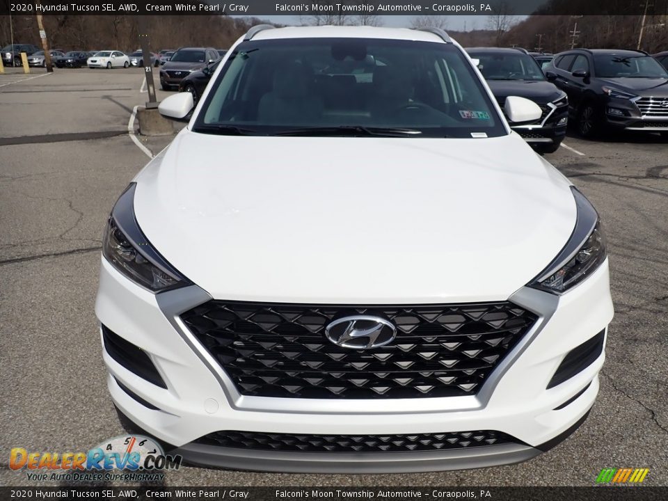 2020 Hyundai Tucson SEL AWD Cream White Pearl / Gray Photo #4