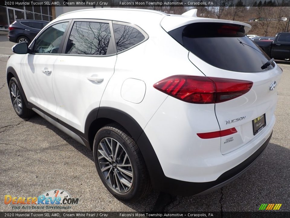 2020 Hyundai Tucson SEL AWD Cream White Pearl / Gray Photo #6