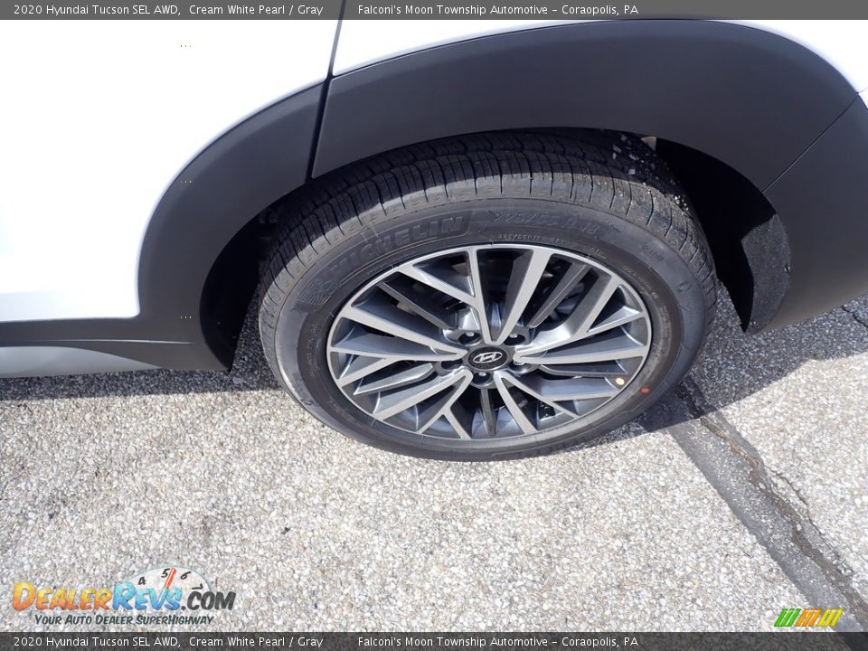 2020 Hyundai Tucson SEL AWD Cream White Pearl / Gray Photo #7