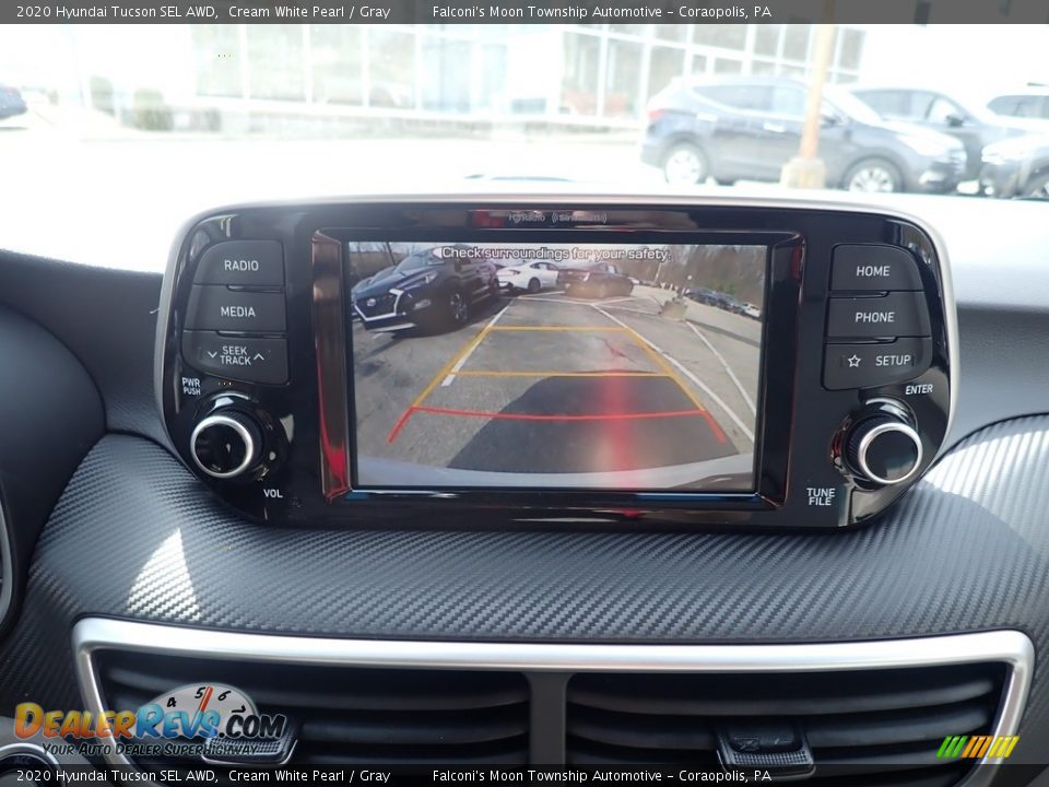 2020 Hyundai Tucson SEL AWD Cream White Pearl / Gray Photo #14