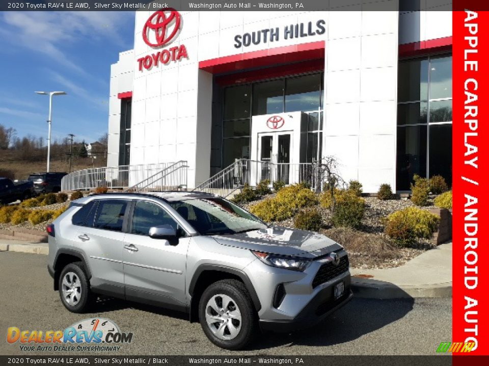 2020 Toyota RAV4 LE AWD Silver Sky Metallic / Black Photo #1