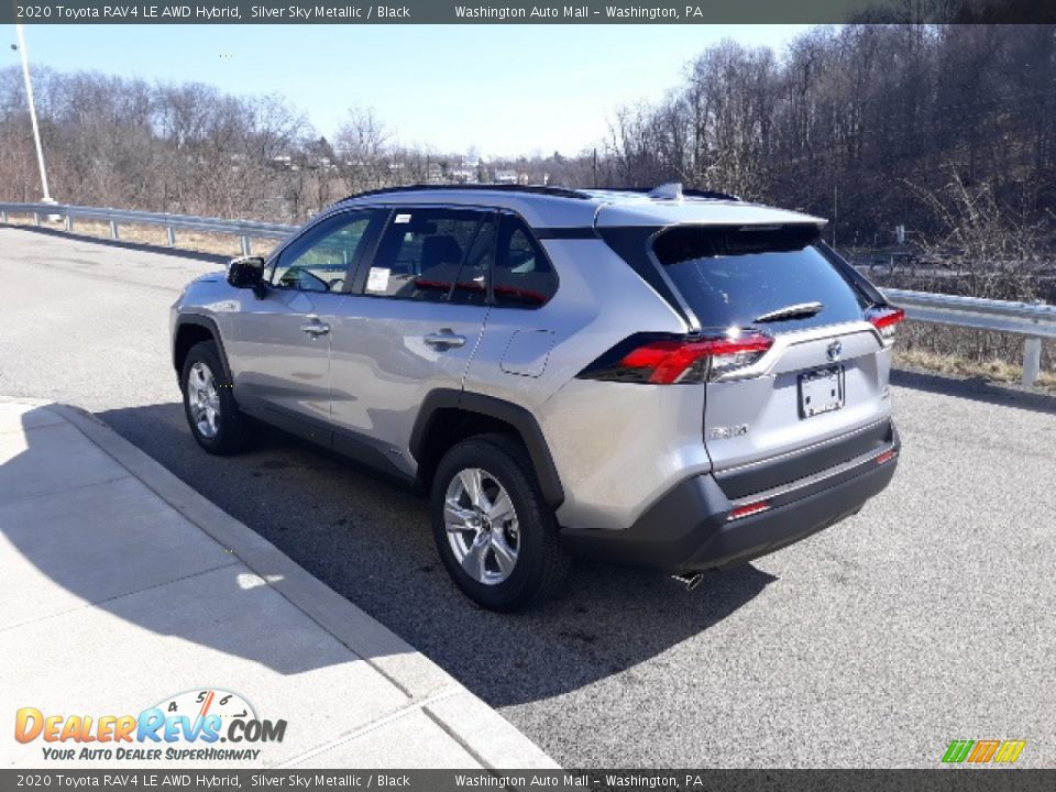 2020 Toyota RAV4 LE AWD Hybrid Silver Sky Metallic / Black Photo #2