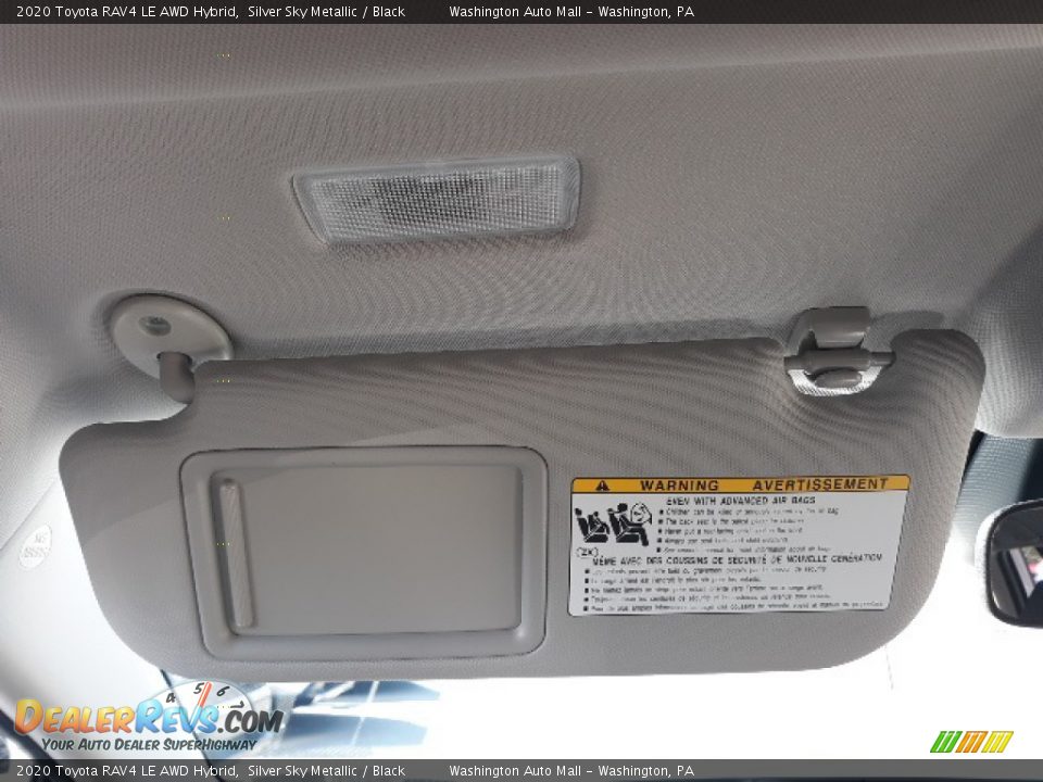 2020 Toyota RAV4 LE AWD Hybrid Silver Sky Metallic / Black Photo #17