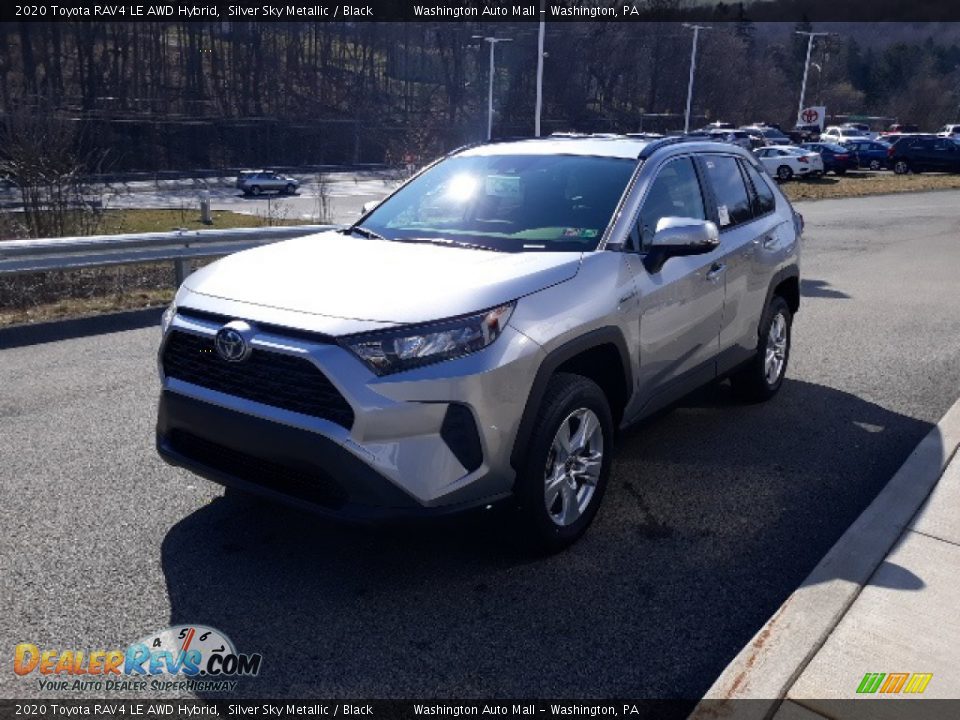 2020 Toyota RAV4 LE AWD Hybrid Silver Sky Metallic / Black Photo #31