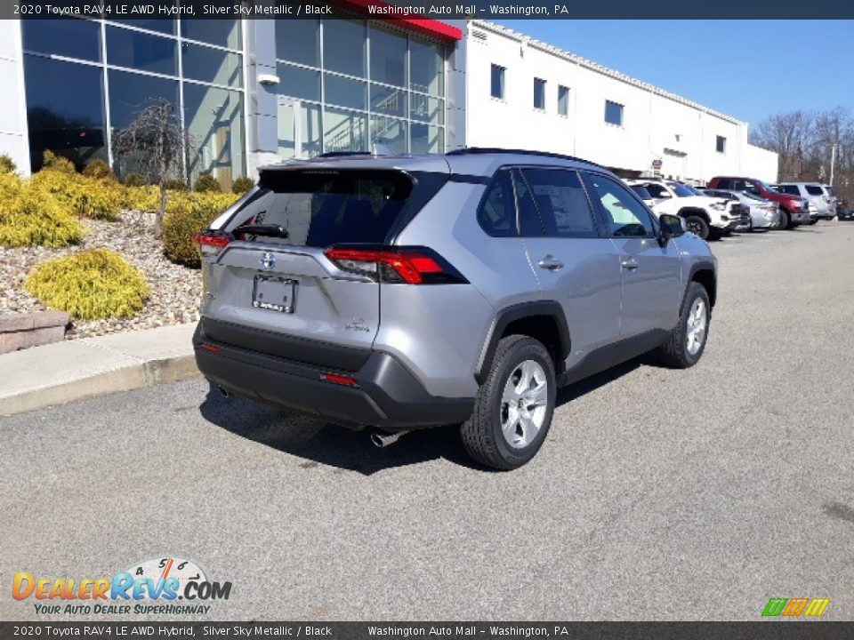 2020 Toyota RAV4 LE AWD Hybrid Silver Sky Metallic / Black Photo #33