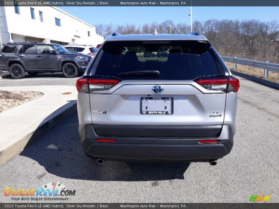 2020 Toyota RAV4 LE AWD Hybrid Silver Sky Metallic / Black Photo #34