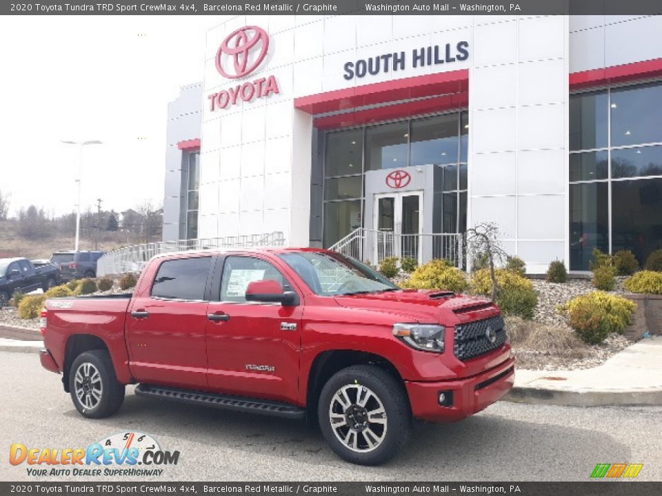2020 Toyota Tundra TRD Sport CrewMax 4x4 Barcelona Red Metallic / Graphite Photo #1