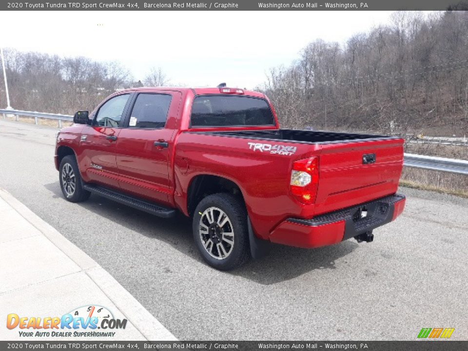 2020 Toyota Tundra TRD Sport CrewMax 4x4 Barcelona Red Metallic / Graphite Photo #2
