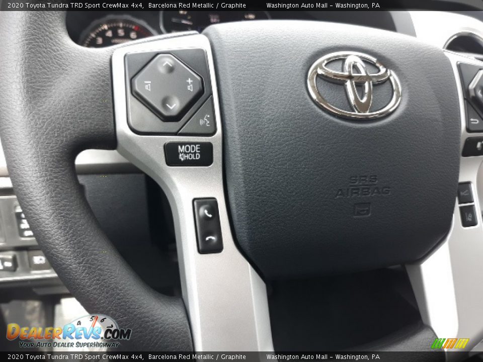 2020 Toyota Tundra TRD Sport CrewMax 4x4 Barcelona Red Metallic / Graphite Photo #5
