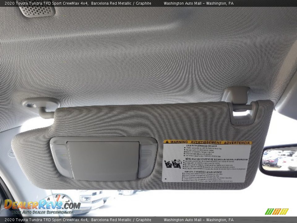 2020 Toyota Tundra TRD Sport CrewMax 4x4 Barcelona Red Metallic / Graphite Photo #18