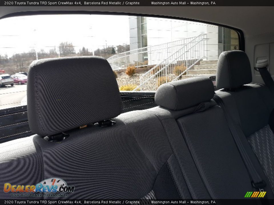 2020 Toyota Tundra TRD Sport CrewMax 4x4 Barcelona Red Metallic / Graphite Photo #36