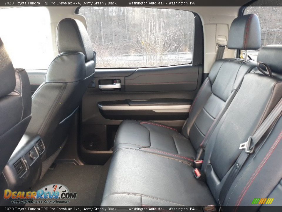 Rear Seat of 2020 Toyota Tundra TRD Pro CrewMax 4x4 Photo #29