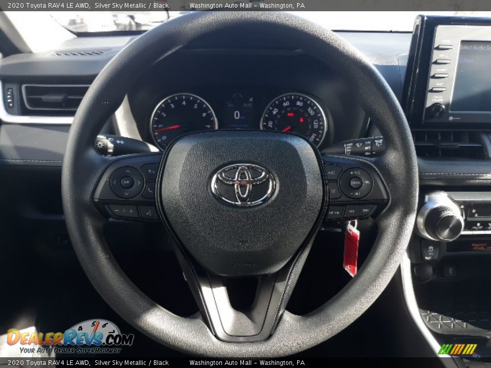 2020 Toyota RAV4 LE AWD Silver Sky Metallic / Black Photo #4