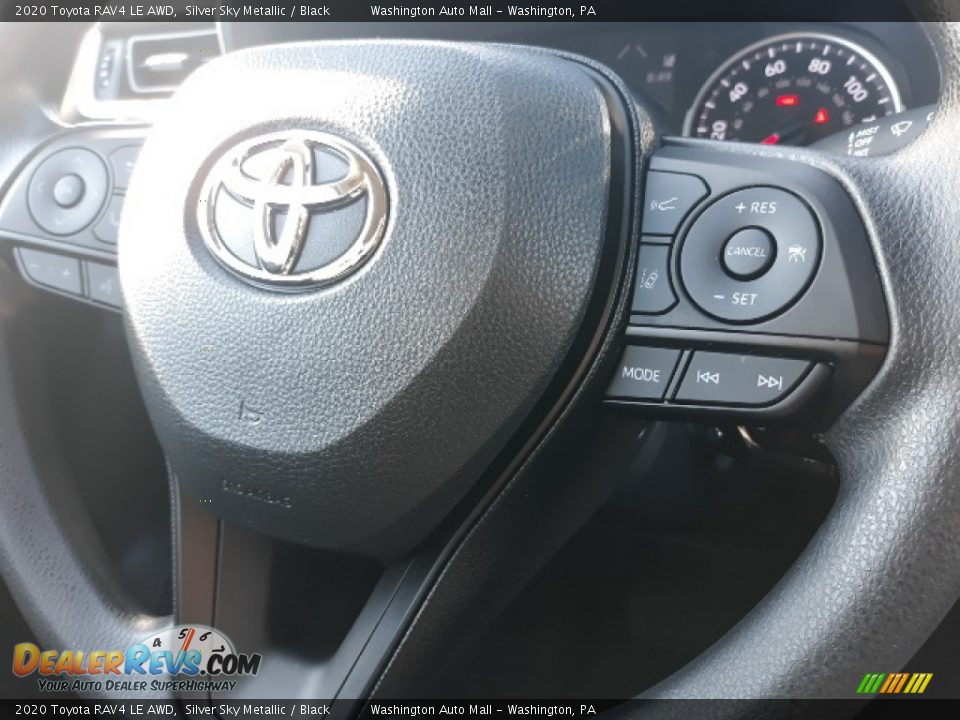 2020 Toyota RAV4 LE AWD Silver Sky Metallic / Black Photo #6