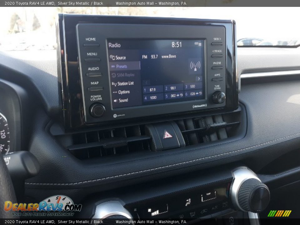 2020 Toyota RAV4 LE AWD Silver Sky Metallic / Black Photo #11