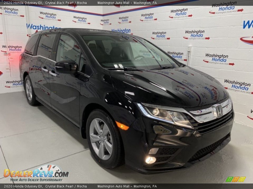 2020 Honda Odyssey EX Crystal Black Pearl / Mocha Photo #2
