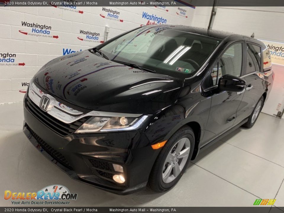 2020 Honda Odyssey EX Crystal Black Pearl / Mocha Photo #4