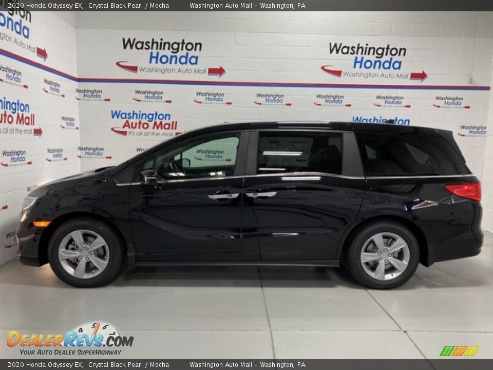 2020 Honda Odyssey EX Crystal Black Pearl / Mocha Photo #5
