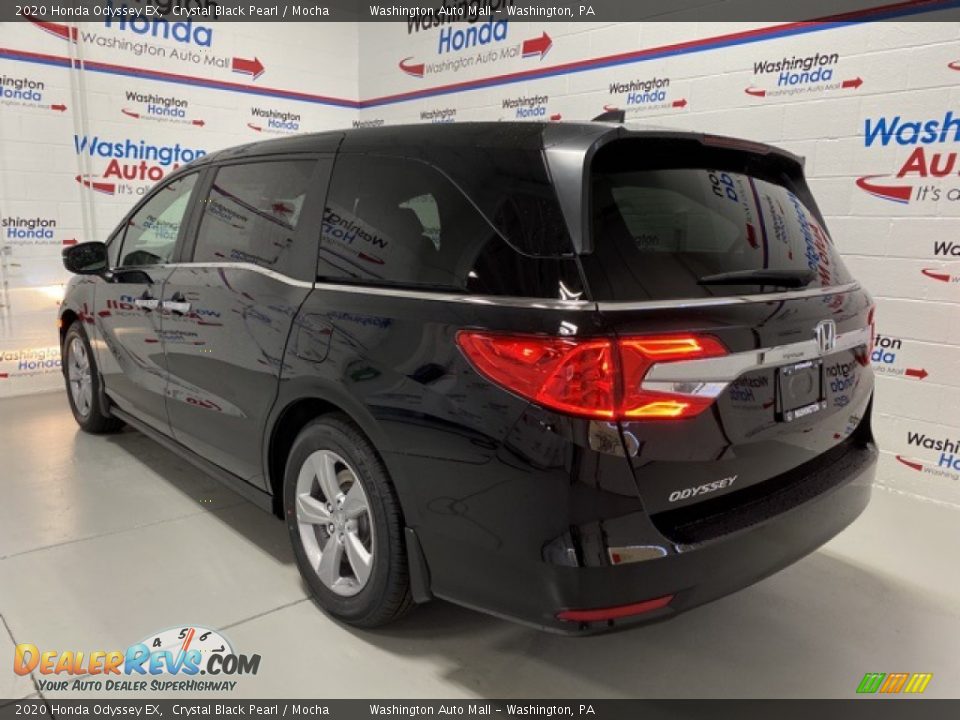 2020 Honda Odyssey EX Crystal Black Pearl / Mocha Photo #6