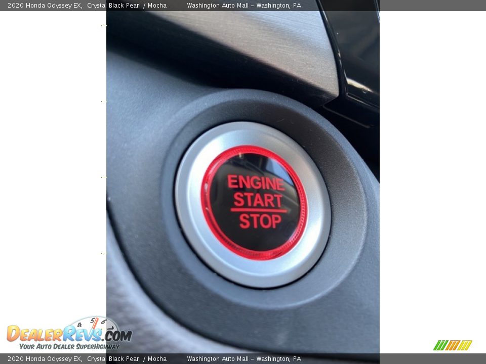 2020 Honda Odyssey EX Crystal Black Pearl / Mocha Photo #33