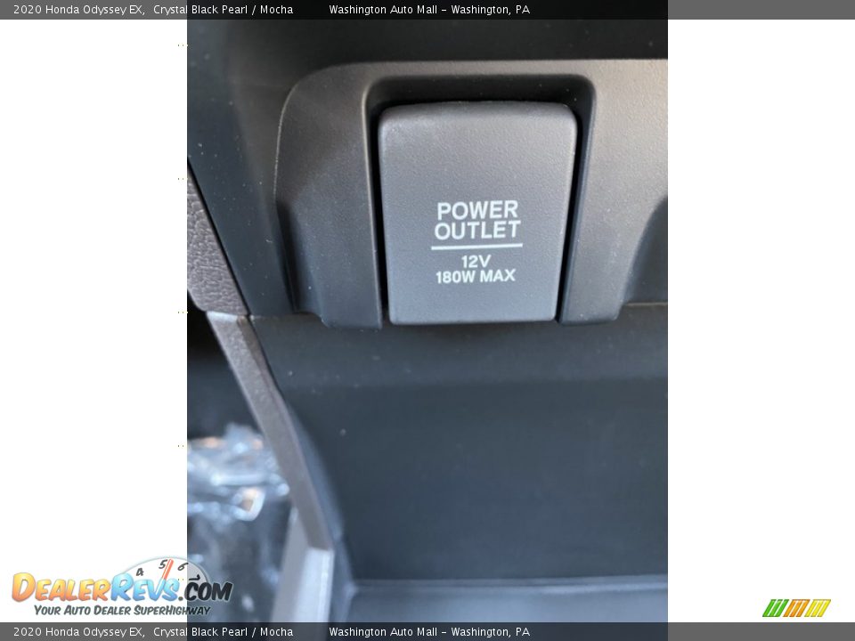 2020 Honda Odyssey EX Crystal Black Pearl / Mocha Photo #35