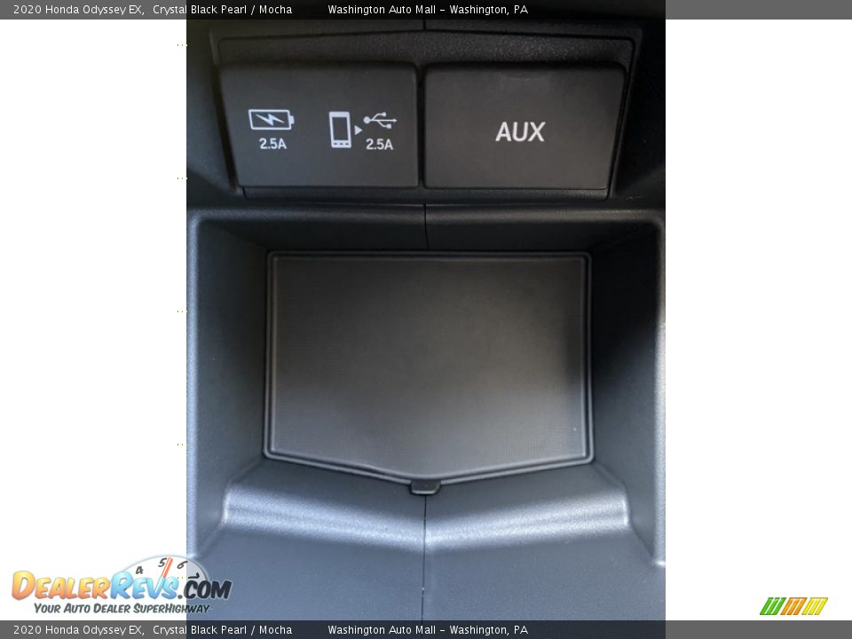 2020 Honda Odyssey EX Crystal Black Pearl / Mocha Photo #36