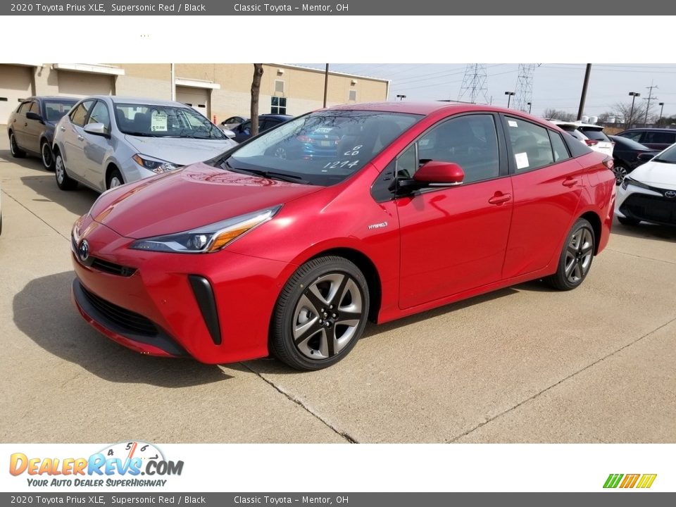 2020 Toyota Prius XLE Supersonic Red / Black Photo #1