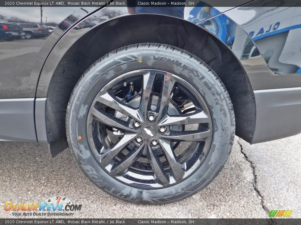 2020 Chevrolet Equinox LT AWD Mosaic Black Metallic / Jet Black Photo #9