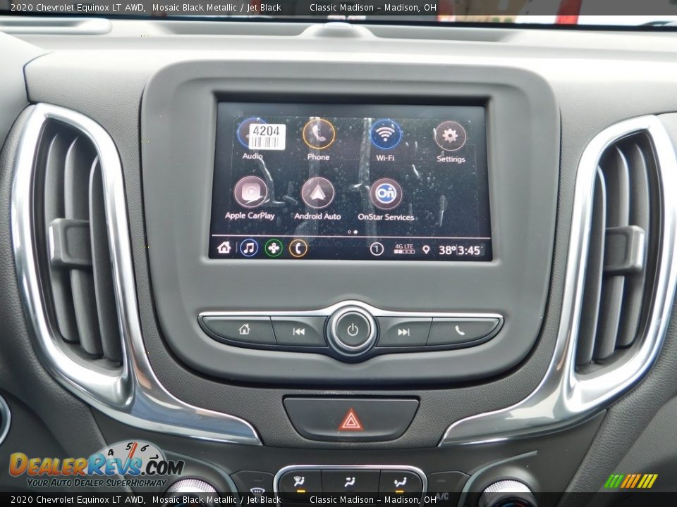 2020 Chevrolet Equinox LT AWD Mosaic Black Metallic / Jet Black Photo #14