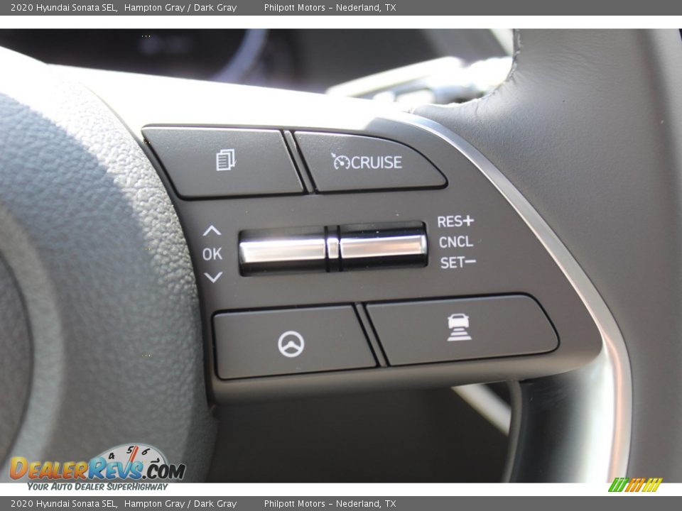 2020 Hyundai Sonata SEL Hampton Gray / Dark Gray Photo #12