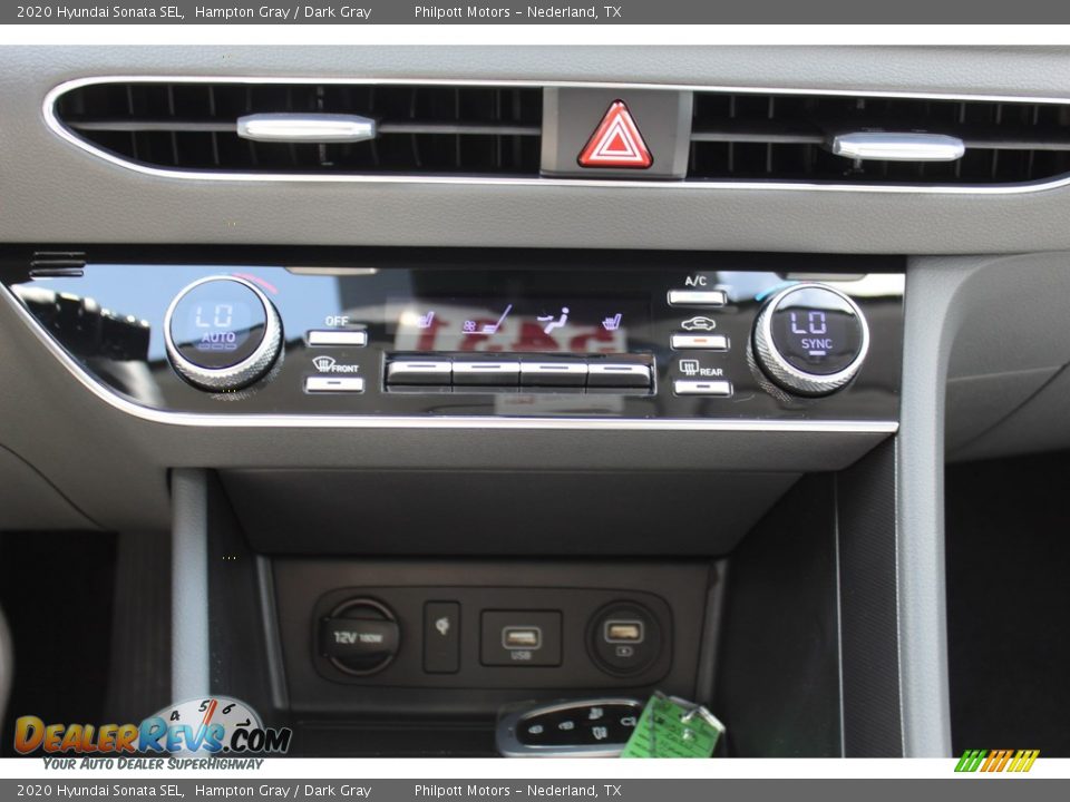 2020 Hyundai Sonata SEL Hampton Gray / Dark Gray Photo #16