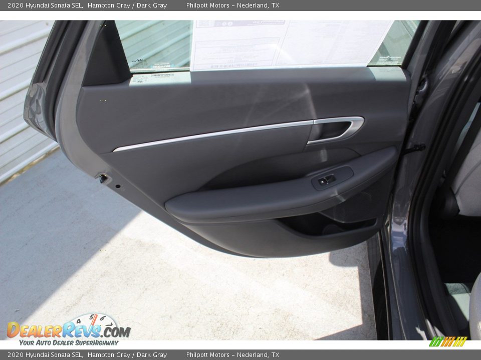 2020 Hyundai Sonata SEL Hampton Gray / Dark Gray Photo #19