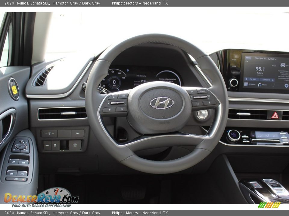 2020 Hyundai Sonata SEL Hampton Gray / Dark Gray Photo #22