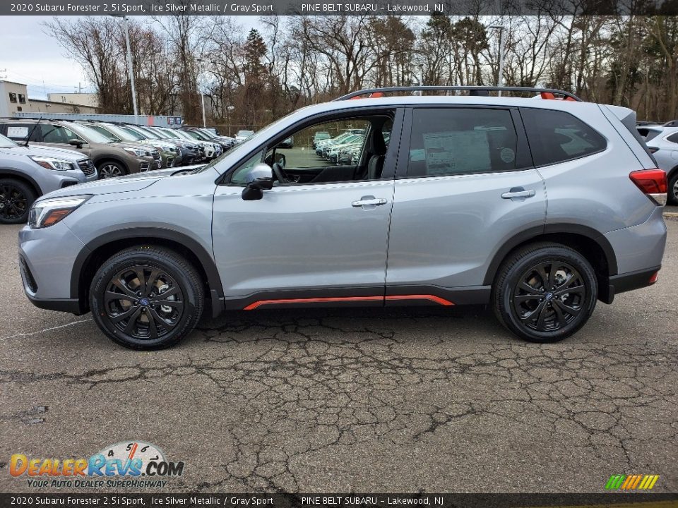 2020 Subaru Forester 2.5i Sport Ice Silver Metallic / Gray Sport Photo #4